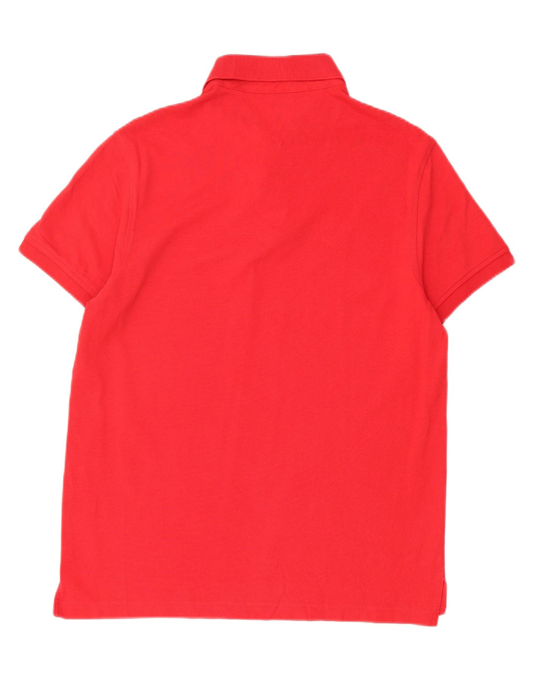 TOMMY HILFIGER Mens Regular Fit Polo Shirt Medium Red