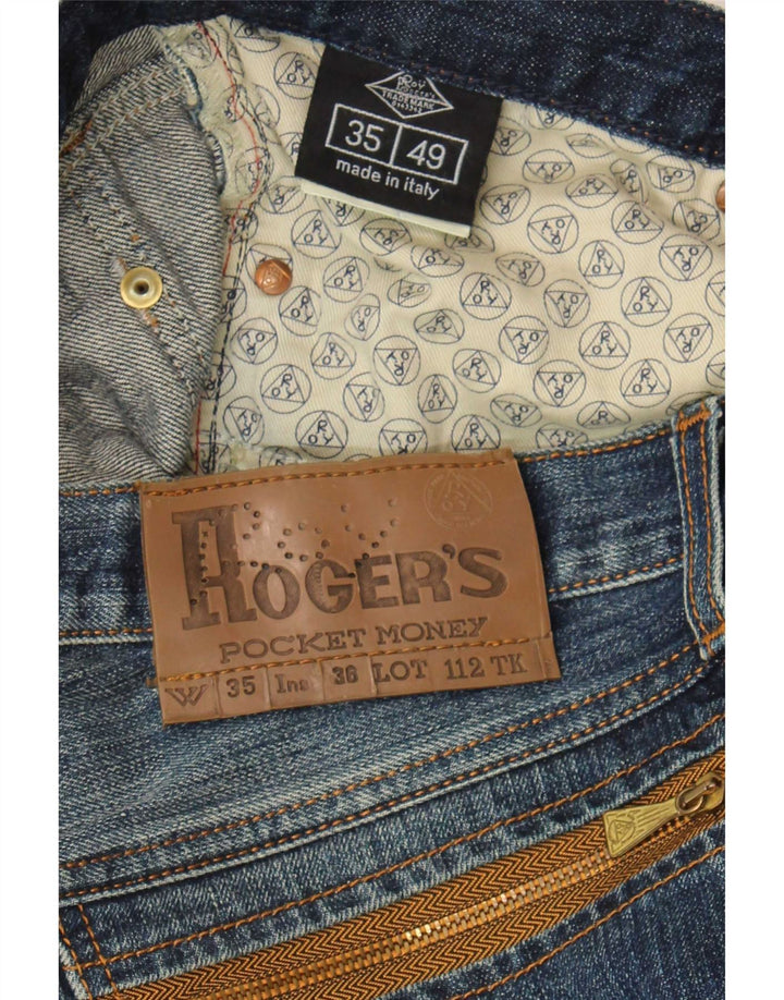 Мужские прямые джинсы Roy Rogers W35 L30 темно-синие, хлопок