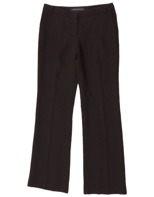 Женские прямые повседневные брюки French Connection UK 10, маленькие W29 L32, черные