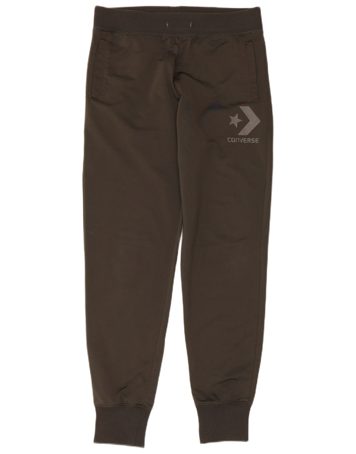 Женские спортивные брюки CONVERSE с графическим рисунком, джоггеры, Великобритания 14, средний серый