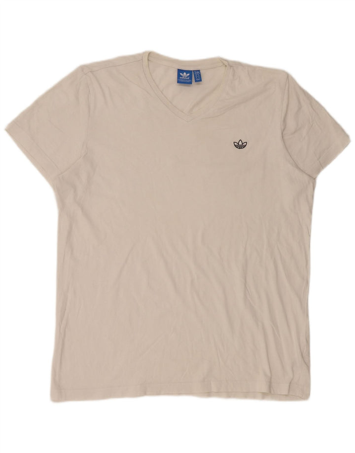 Мужская футболка Adidas Top XL, белый хлопок