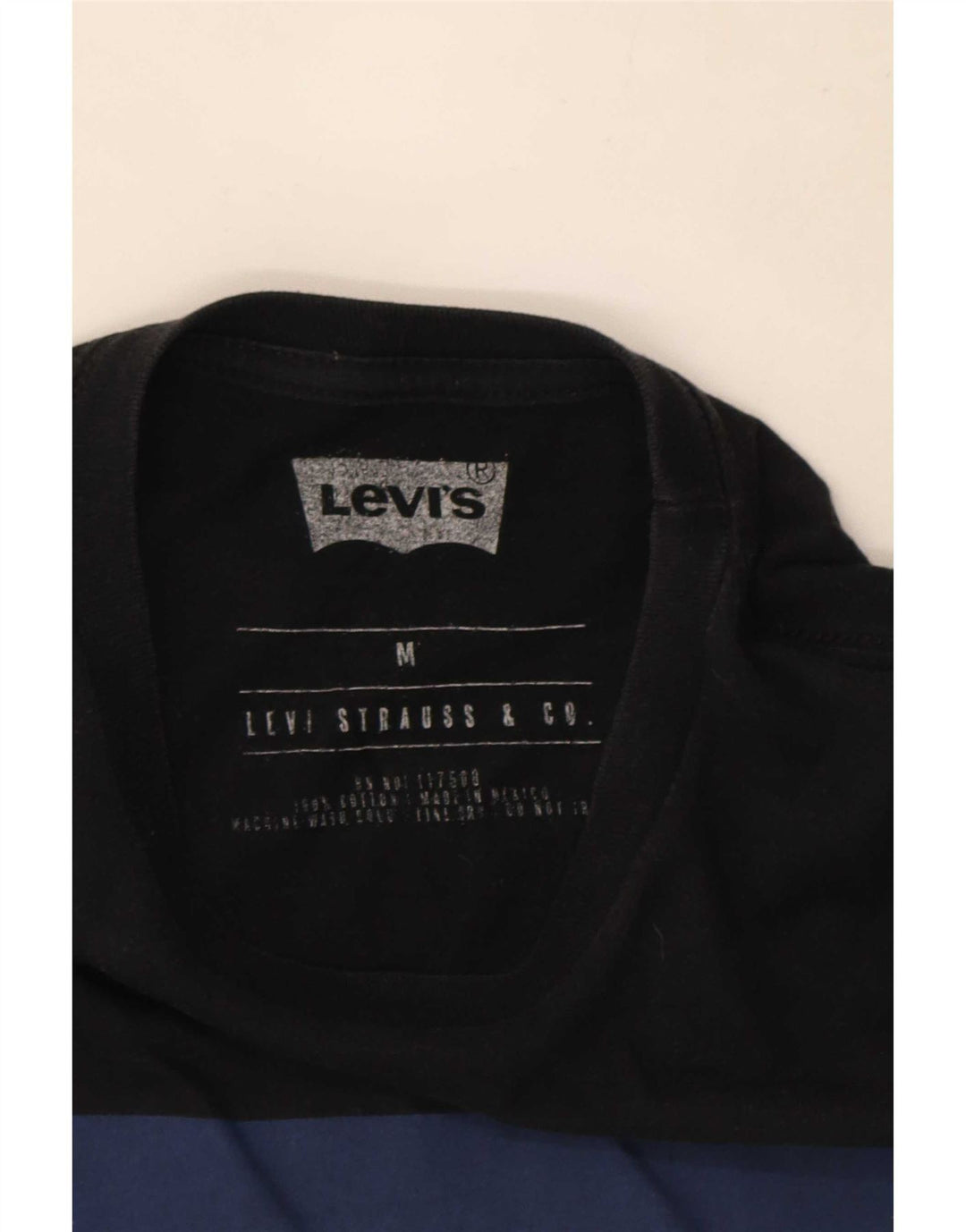 Мужская футболка с рисунком Levi's, средний черный