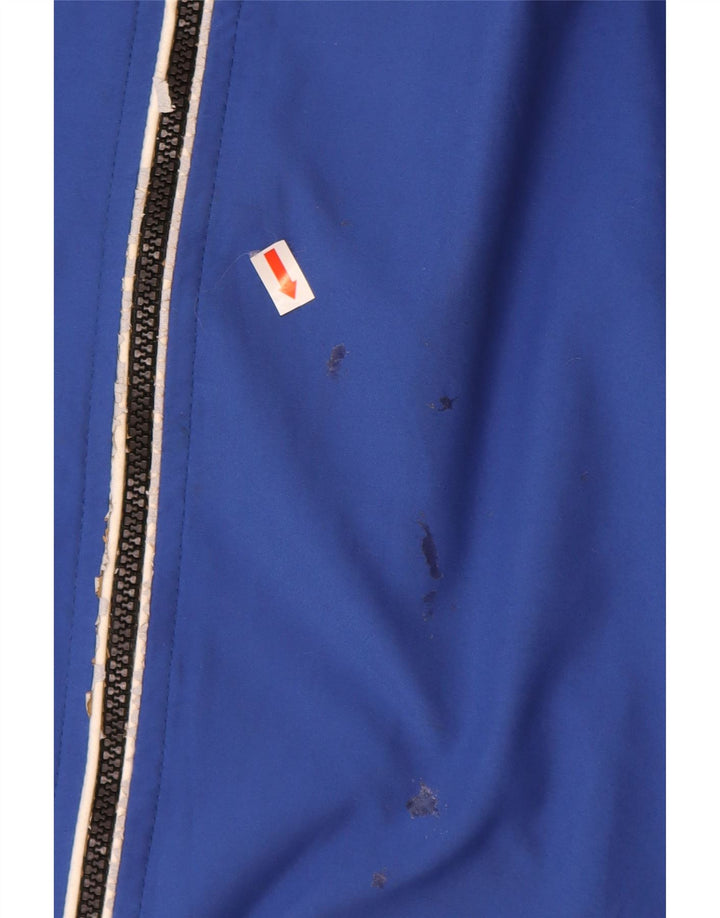 Мужская спортивная куртка ASICS XL, синий полиэстер с цветными блоками