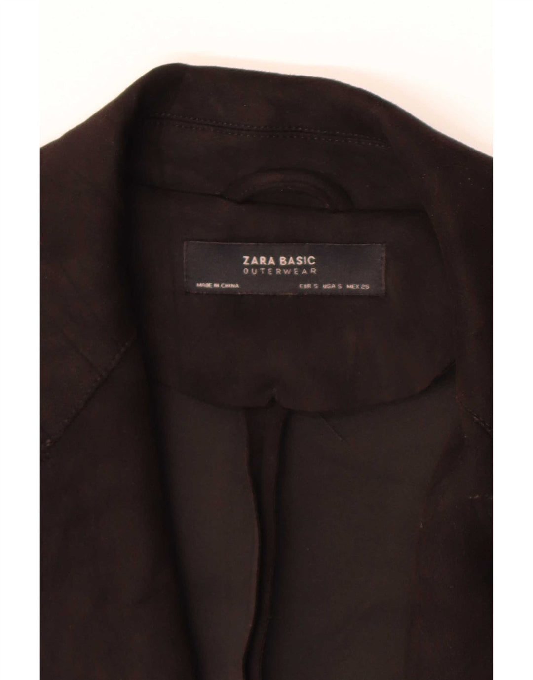 Женское пальто Zara UK 10, маленькое черное