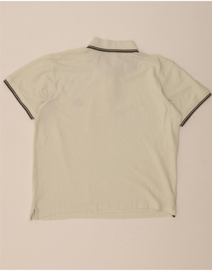 AVIREX Mens Polo Shirt Large White Vintage Avirex and Second-Hand Avirex from Messina Hembry 