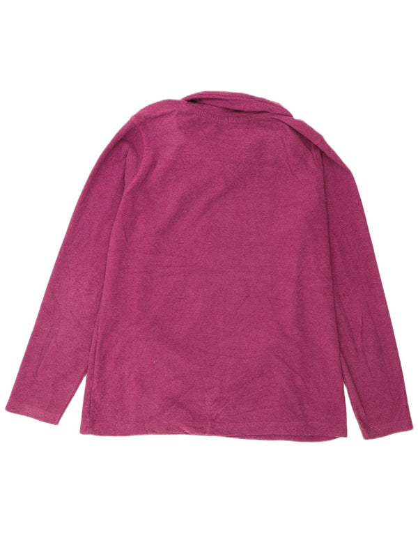 Mountain Warehouse Womens Sweatshirt Jumper UK 14 Large Purple Pinstripe