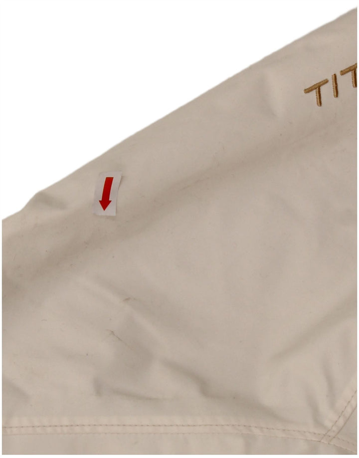 Женская титановая ветровка COLUMBIA UK 16, большая белая с цветными блоками