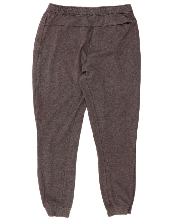 NIKE Mens Tracksuit Trousers Joggers Medium  Grey Cotton