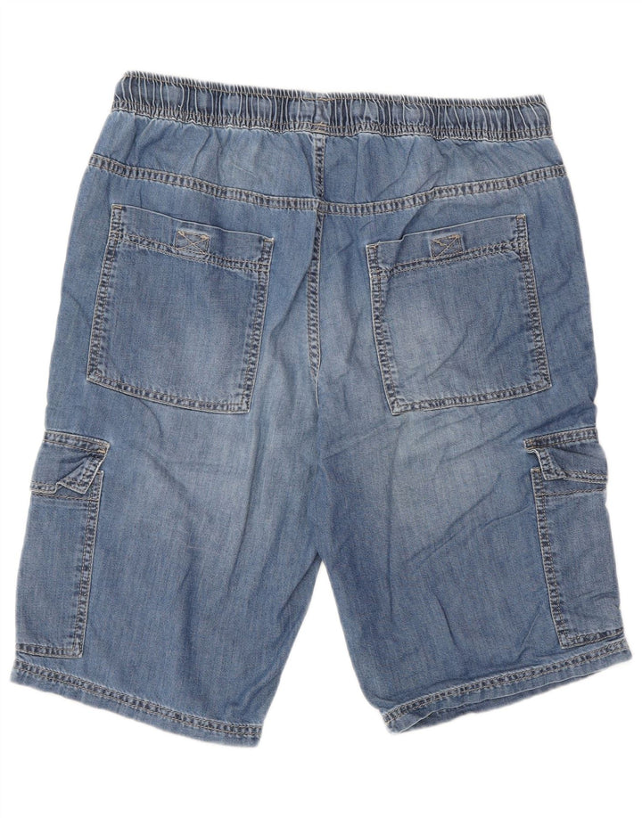 Carrera Mens 629 Джинсовые шорты карго IT 48 Medium W32 Синий хлопок