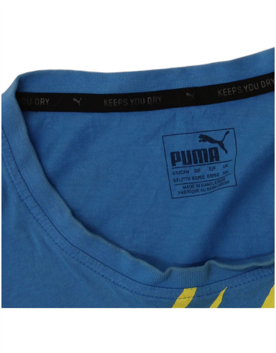 Мужская футболка с рисунком Puma 2XL, синяя