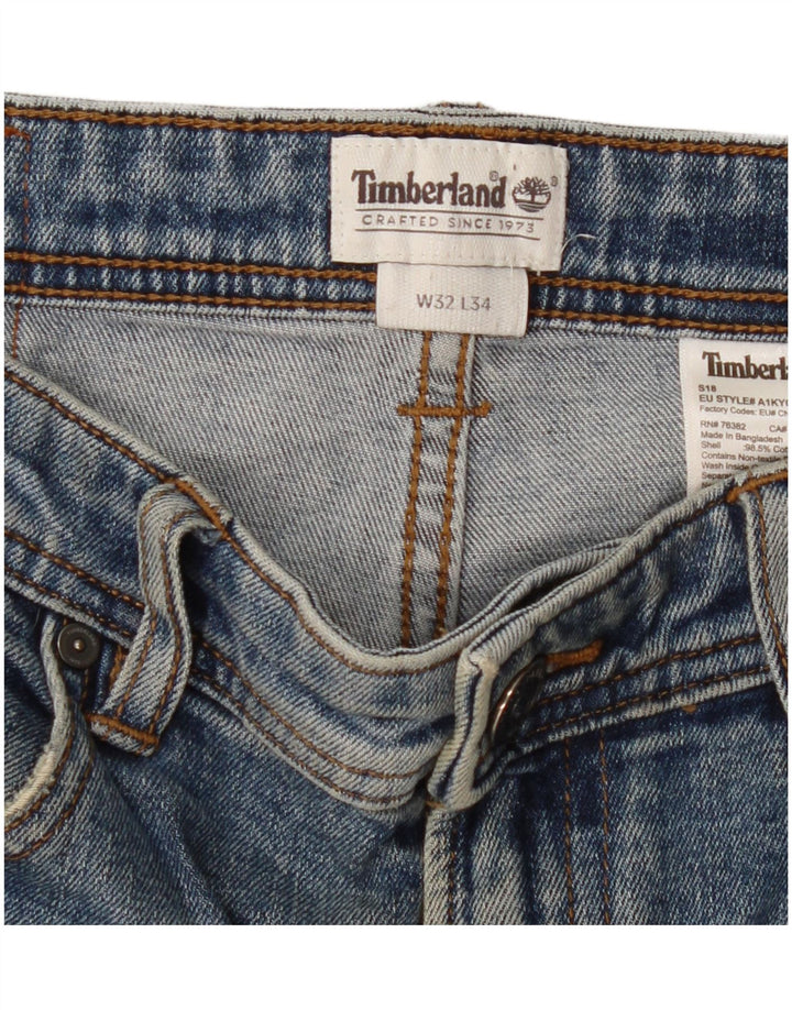 Мужские прямые джинсы Timberland W32 L31 синие, хлопок