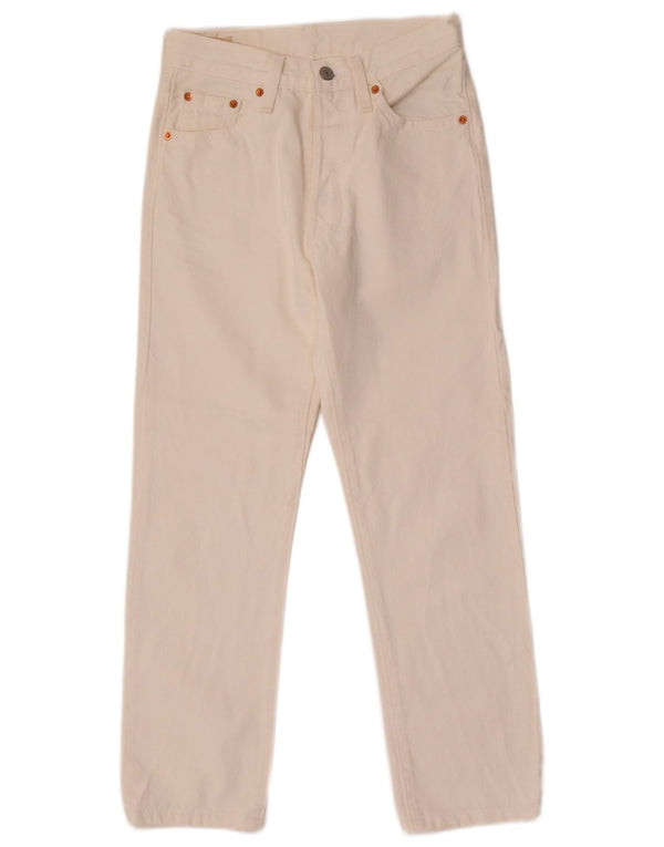 Женские прямые джинсы Levi's 501 W26 L26 белые