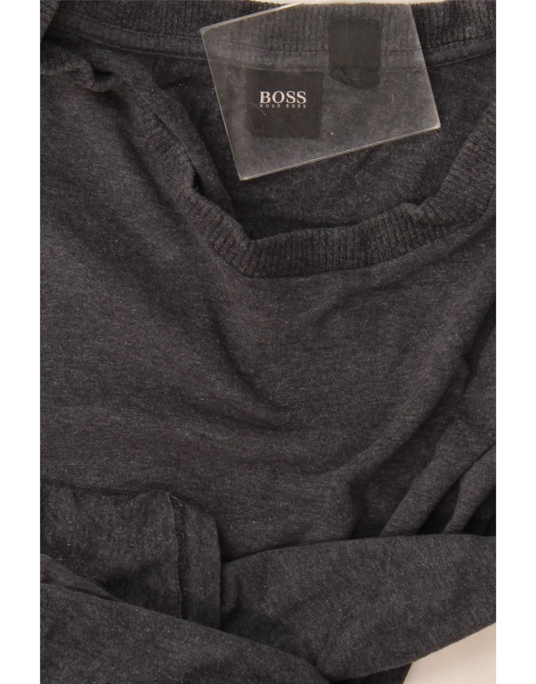 Мужской топ с длинным рукавом Hugo Boss, средний серый