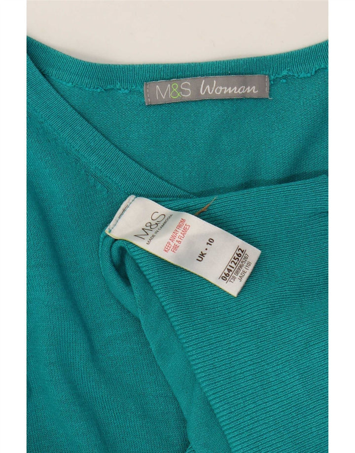Женский кардиган Marks & Spencer UK 10, маленький синий вискоза