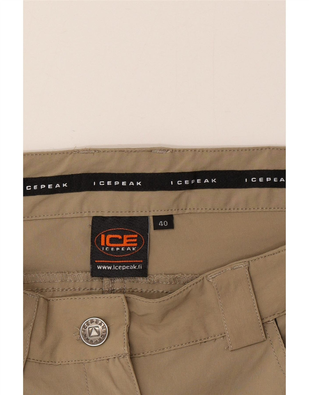Icepeak Женские походные брюки-карго EU 40 Medium W30 L32 Хаки Полиэстер