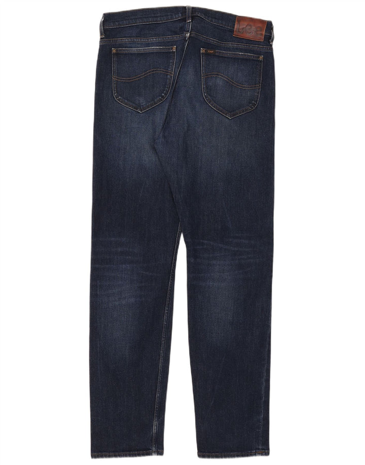 Мужские джинсы Lee Rider Slim W34 L34, синий хлопок