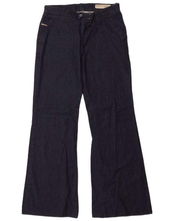 Женские расклешенные джинсы DIESEL стандартного размера W29 L32, темно-синий, хлопок