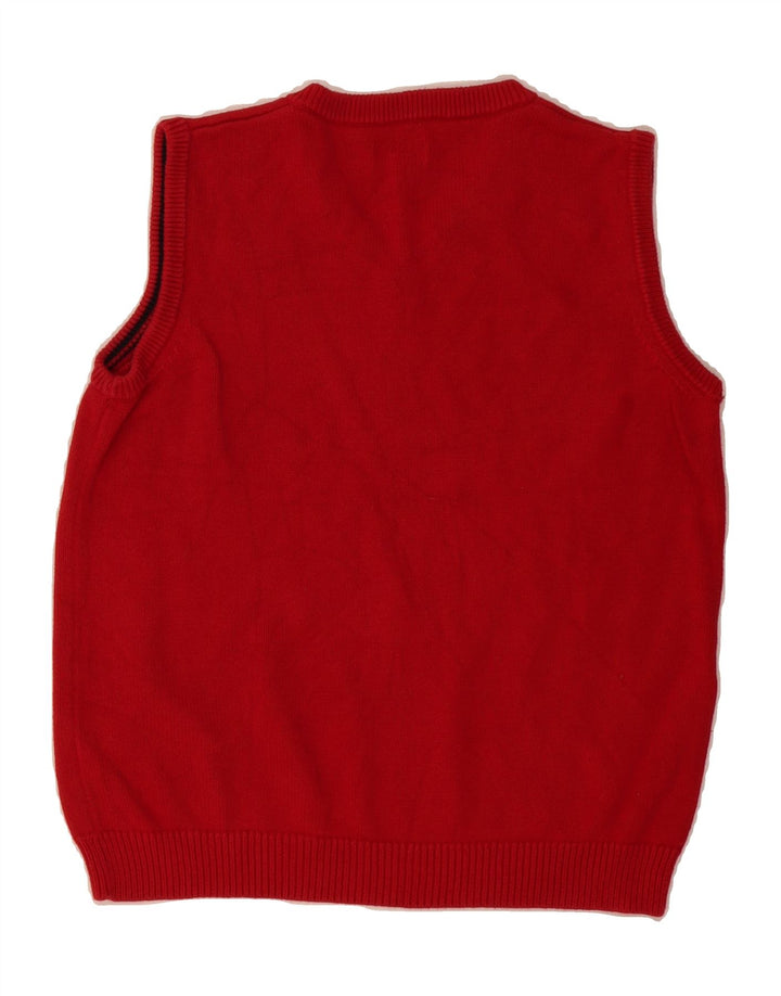 CHAPS Boys Vest Tank Top 15-16 Years XL Red Cotton Vintage Chaps and Second-Hand Chaps from Messina Hembry 