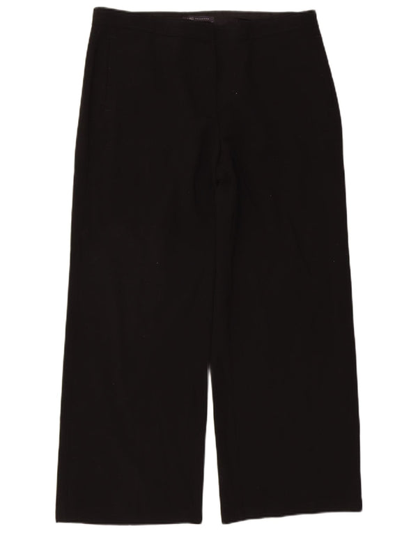 Женские повседневные широкие брюки Marks & Spencer UK 16, большие W34 L27, черные