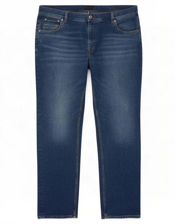 Мужские прямые джинсы Tommy Hilfiger Mercer Regular Fit W42 L32, синий хлопок