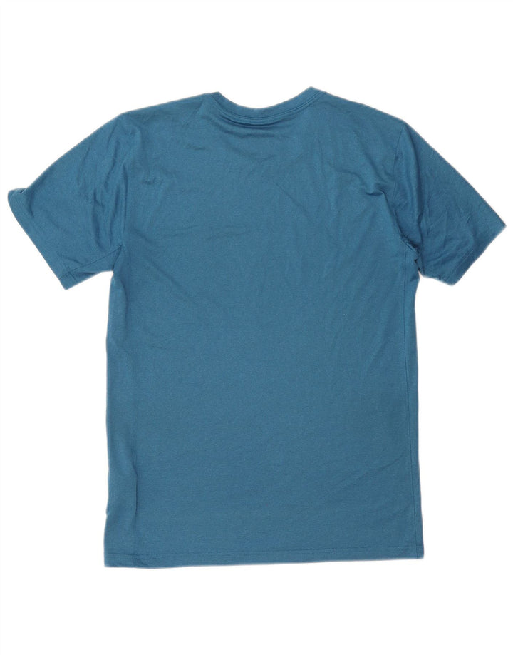 Мужская футболка Nike Dri Fit, маленький синий полиэстер