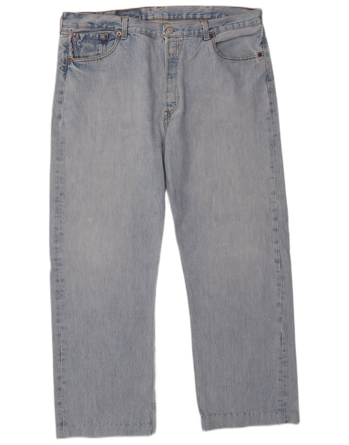 Мужские прямые джинсы Levi's 501 W40 L28 синие, хлопок