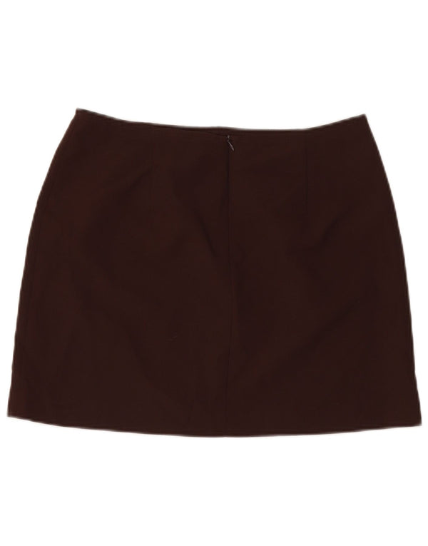 Женская мини-юбка Zara EU 42, большая W32, коричневая