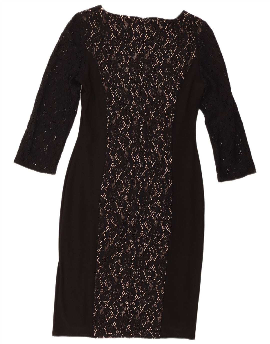 Женское платье-футляр Phase Eight с рукавом 3/4, Великобритания 14, средний черный с цветочным принтом