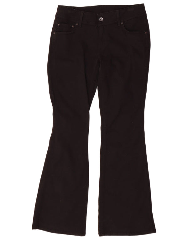Джинсы PEPE Jeans Женские Pimlico со средней посадкой, расклешенные W28 L30, черный хлопок