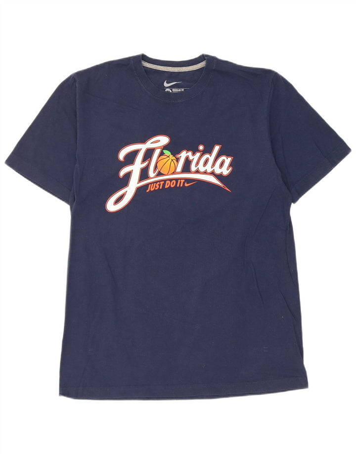 Мужская футболка с рисунком Nike Florida Regular Fit, средний темно-синий