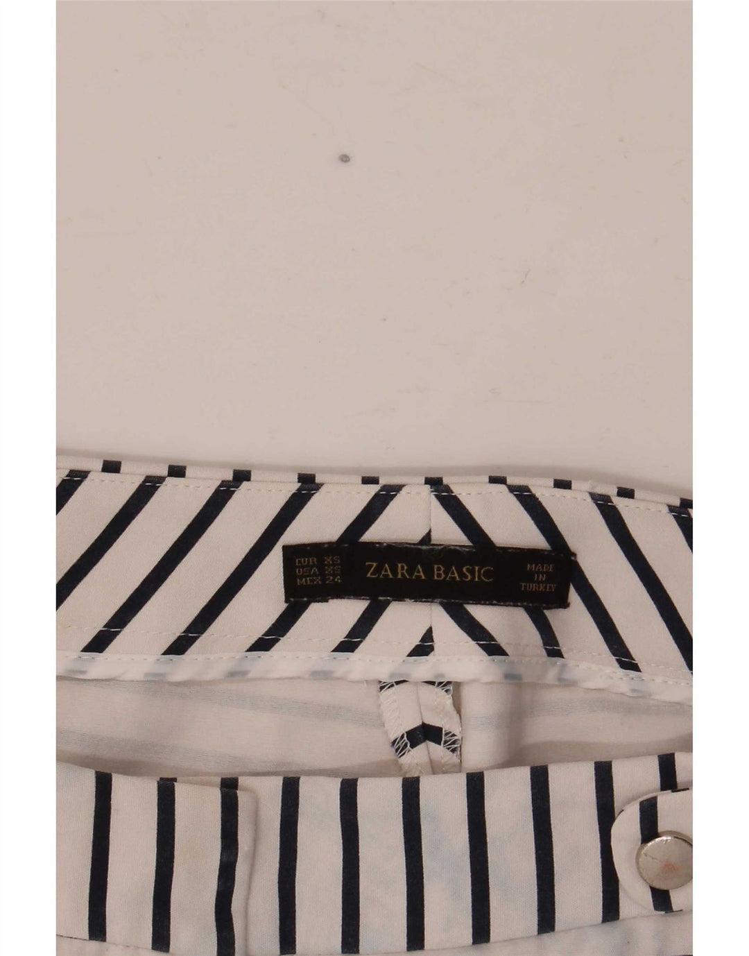 Женские повседневные шорты Zara Regular XS W28 в белую полоску