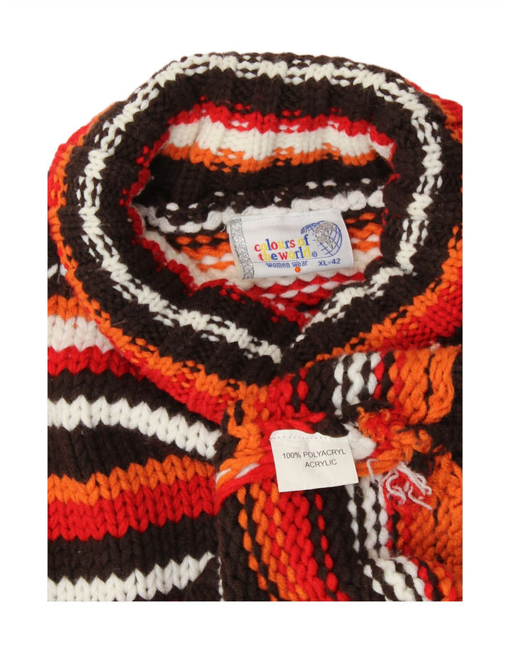 COLORS OF THE WORLD Женский джемпер с высоким воротником UK 18 XL Оранжевый