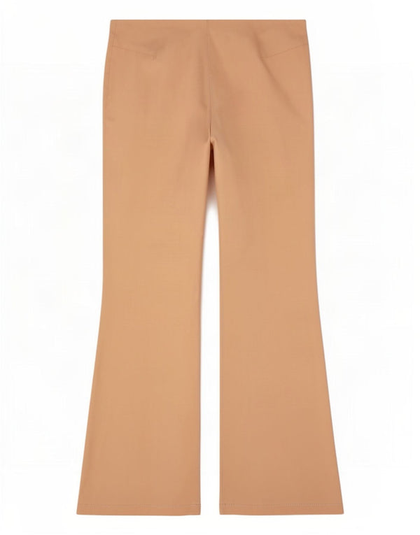 Женские повседневные брюки-клеш Benetton IT 42 Medium W30 L33 Бежевые, хлопок