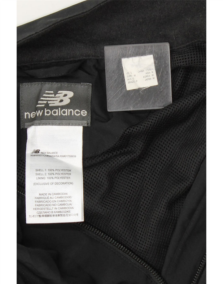 Мужской спортивный костюм New Balance, верхняя куртка, средний черный, полиэстер с цветными блоками