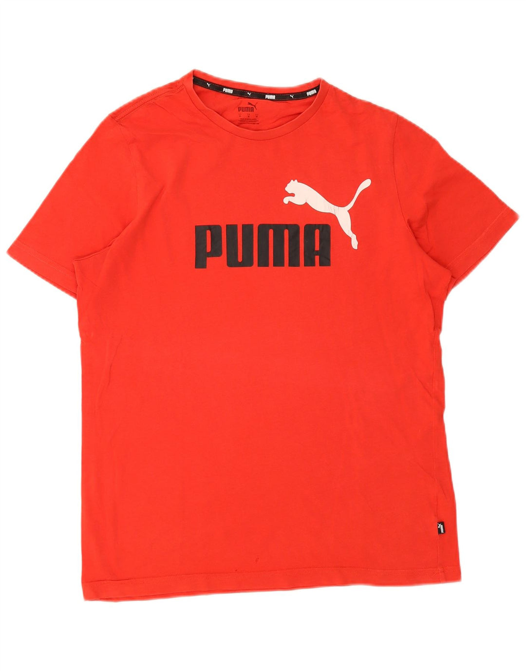 Мужская футболка с рисунком Puma, средний красный