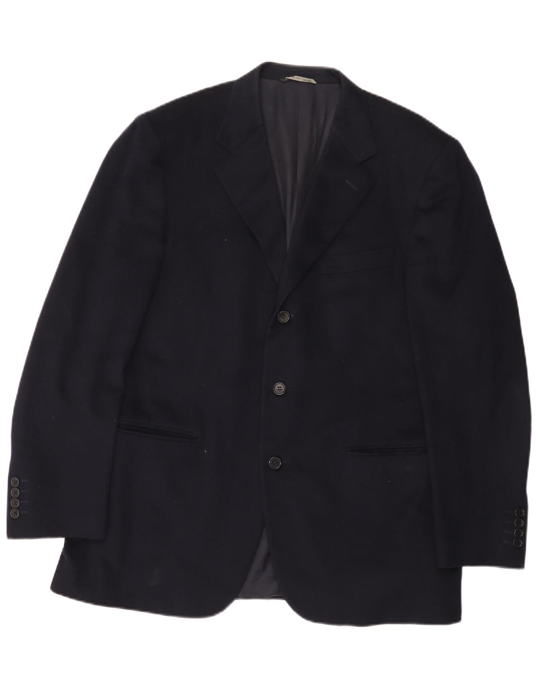 Мужской пиджак Canali на 3 пуговицах IT 52 XL, темно-синий, шерсть