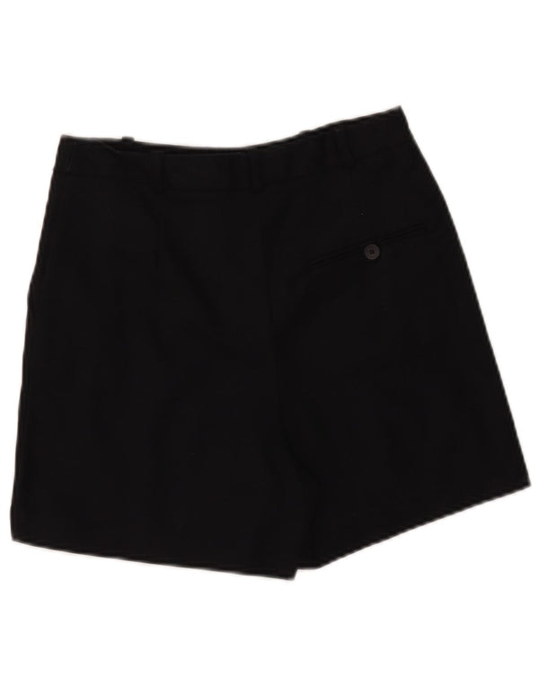 Женские шорты чинос с высокой талией Zara XS W24, черный хлопок