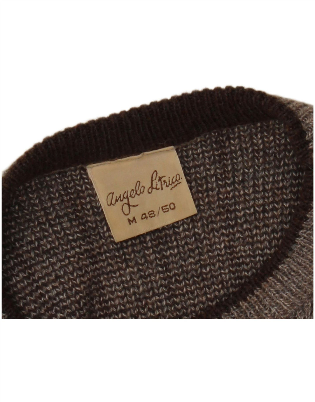 ANGELO LITRICO Мужской свитер с вырезом лодочкой IT 48/50 Средний Серый
