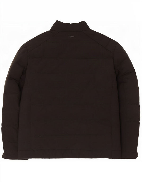 Мужская стеганая куртка Michael Kors UK 42 XL, черный полиэстер