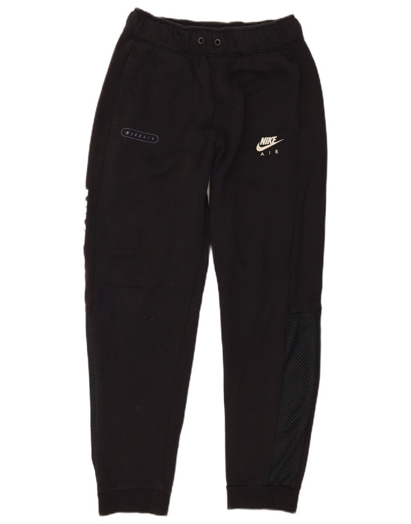 Спортивные брюки с графическим рисунком для мальчиков Nike, джоггеры, 13–14 лет, размер XL, черный хлопок