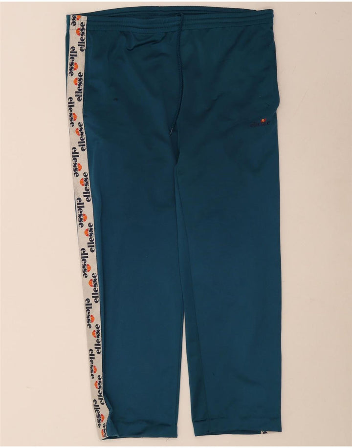 Ellesse Мужские спортивные брюки с графическим рисунком XL, синие, полиэстер с цветными блоками