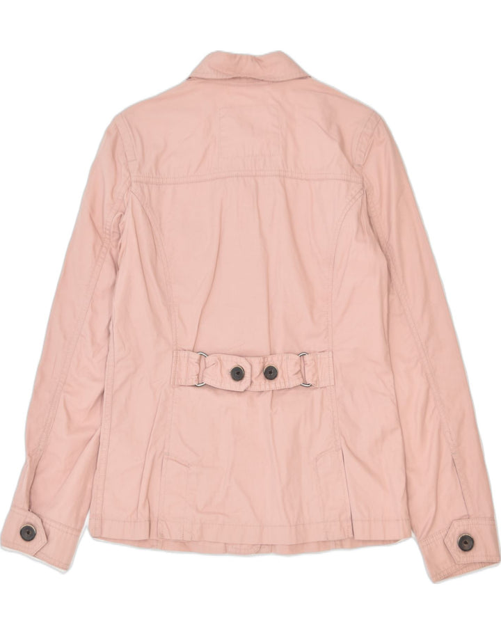 EDDIE BAUER Womens Utility Jacket UK 6 XS Pink Cotton | Vintage | Thrift | Second-Hand | Used Clothing | Messina Hembry 