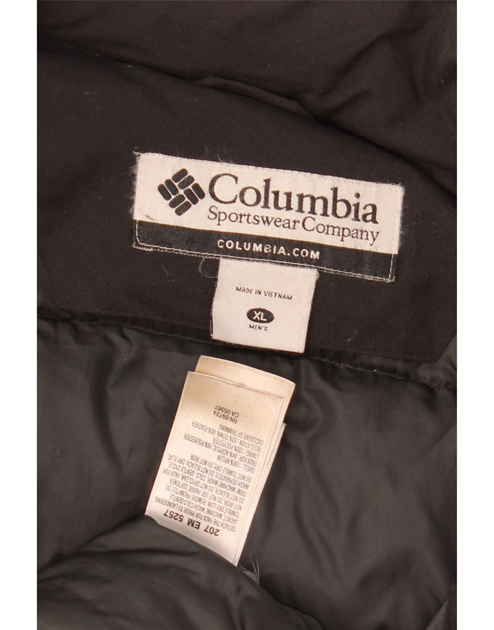 Мужская стеганая куртка Columbia UK 42 XL, черный нейлон