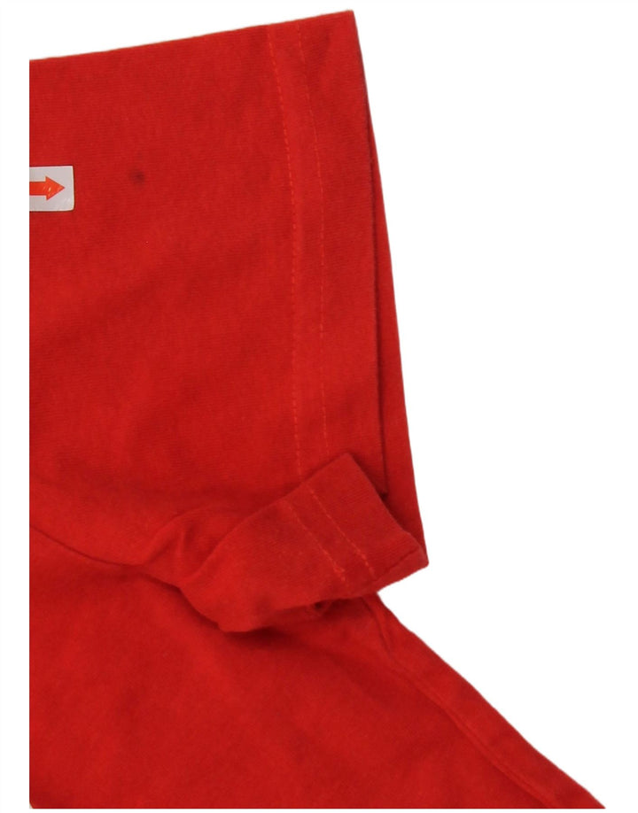 Футболка с рисунком PUMA для девочек, топ 11-12 лет, красная