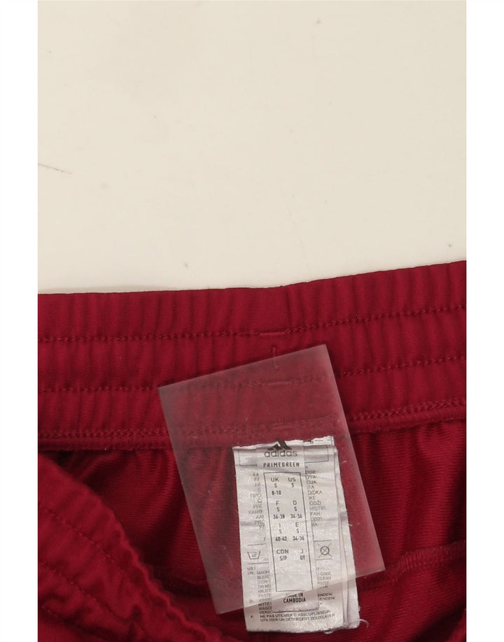 Женские спортивные брюки Adidas UK 8/10, малый темно-бордовый полиэстер