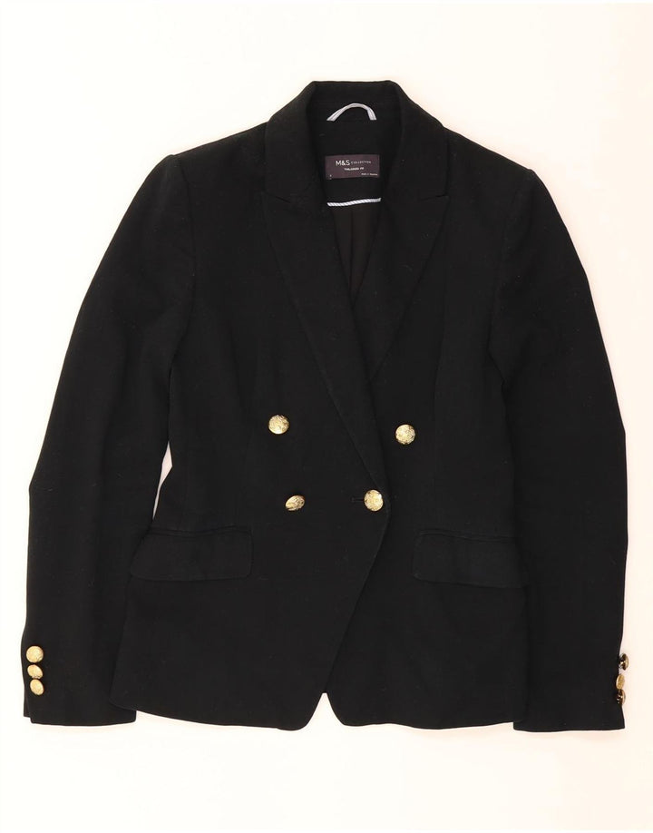 Женский пиджак строгого кроя Marks & Spencer UK 6 XS, черный