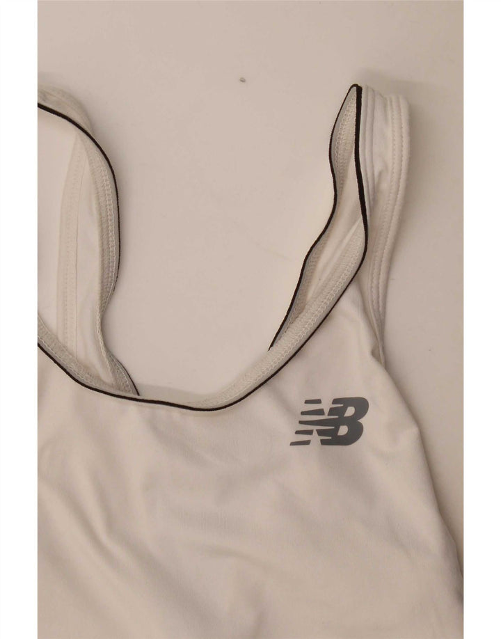 Женский жилет New Balance Top UK 8, маленький белый