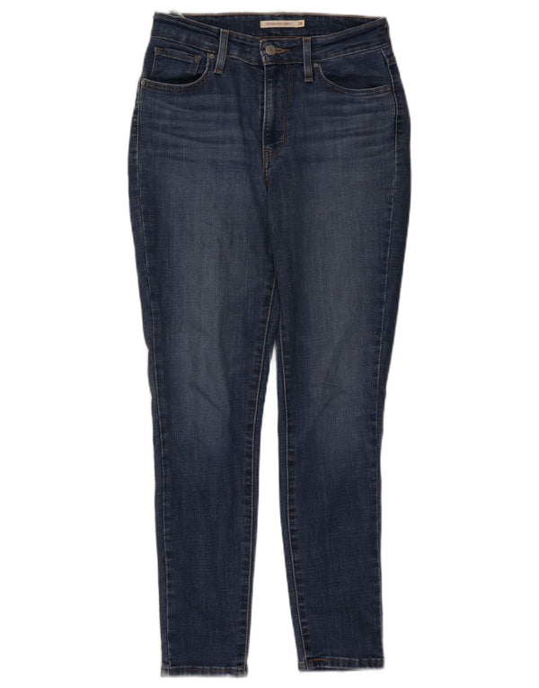 Женские джинсы скинни Levi's 721 с высокой посадкой W26 L28, синий хлопок
