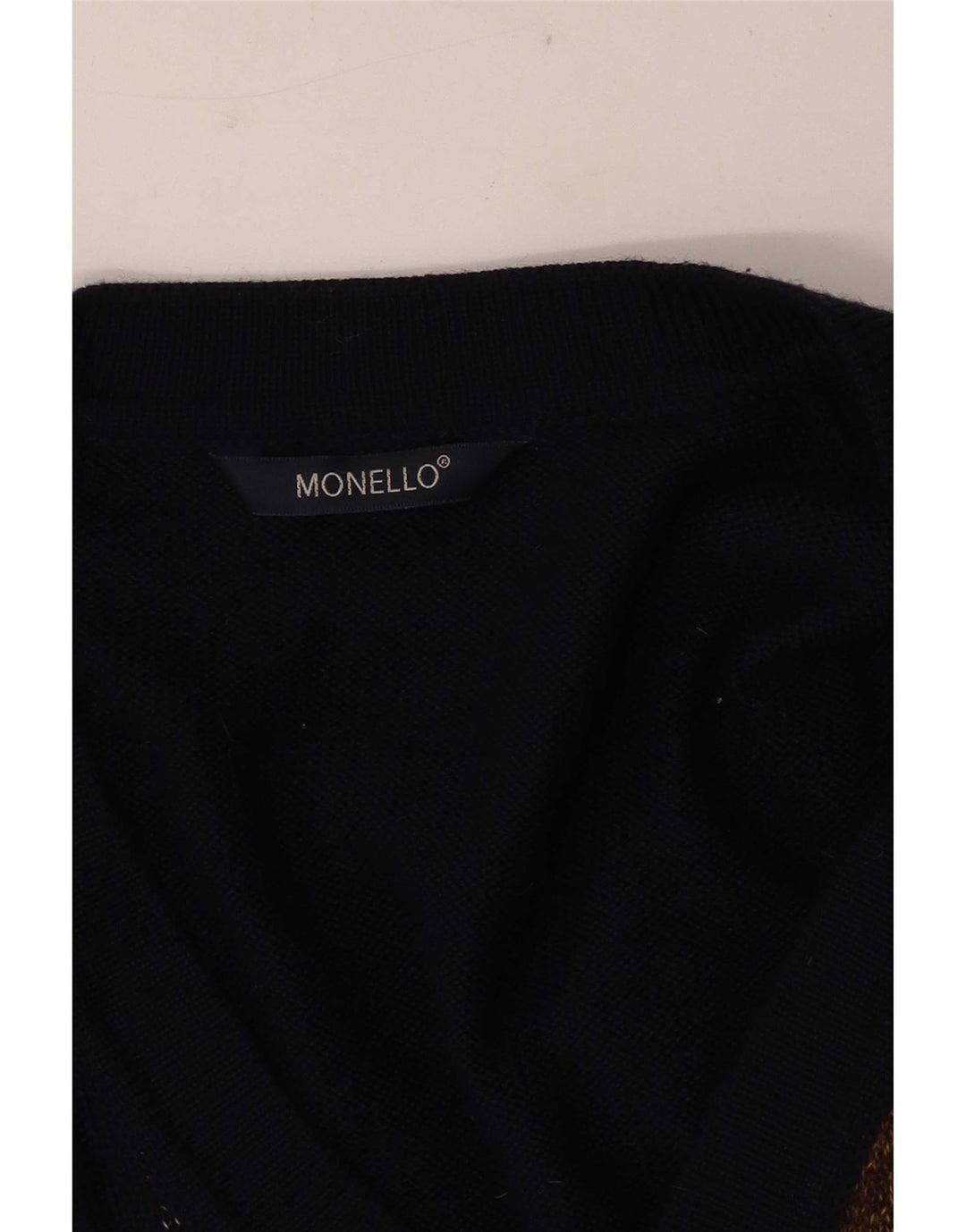 Мужской кардиган Monello, большой темно-синий с геометрическим узором