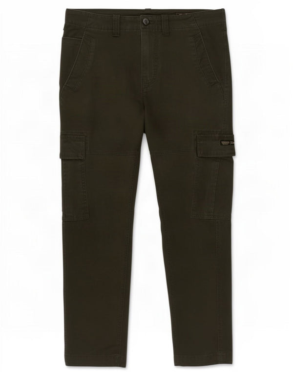 Мужские узкие брюки-карго Superdry W32 L30, зеленый хлопок